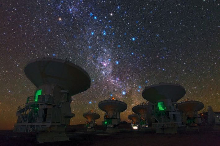 O observatório ALMA, do ESO. Foto: ESO