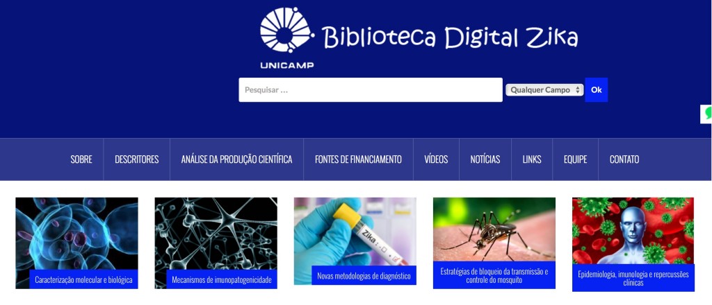 Biblioteca Zika Unicamp