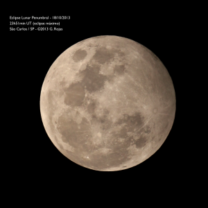 Eclipse Lunar Penumbral de 18/10/2013